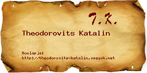 Theodorovits Katalin névjegykártya